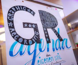 Detailaufnahme einer typografischen Visualisierung aus einem Workshop von Martina Grigoleit – Graphic