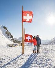 Gletscherplateau Jungfraujoch Bild 1