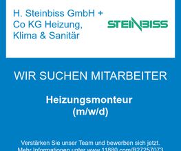 Heizungsmonteur (m/w/d)