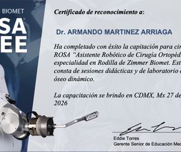 Dr. Armando Martinez Arriaga | Cirugía Avanzada de Rodilla imagen 16