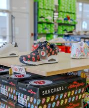 Shot of Popular Brand Section (I.e. Croc Shoe Wall)