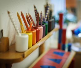 Montessori Materialien im Kinderhaus Montessori Starnberg