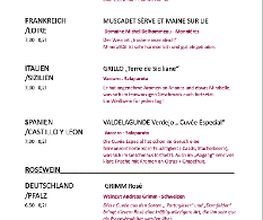 Weinkarte