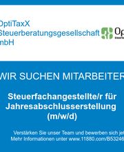 Steuerfachangestellte/r für Jahresabschlusserstellung (m/w/d)