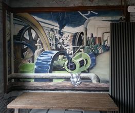 muurschildering suikerfabriek