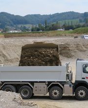 Lastwagen -  Hochuli AG - Kies, Sand und Beton - Kölliken AG - Aargau