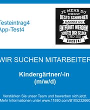 Kindergärtner/-in (m/w/d)