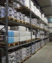 Standortbild Innenraum Lager MEGA eG Garching, Großhandel für Maler, Bodenleger und Stuckateure