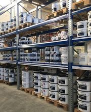 Standortbild Innenraum Lager MEGA eG München-Ost, Großhandel für Maler, Bodenleger und Stuckateure