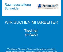 Tischler (m/w/d)