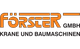FÖRSTER GmbH - Krane und Baumaschinen