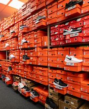 Athletic Shoes Section of Store