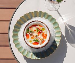 1838 Rooftop Bar - Asian inspired dish and cocktail