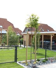 Garten Ferienhaus Deichkörnchen Neßmersiel www.nord-sterne.de