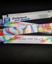 Zollstöcke mit Logo