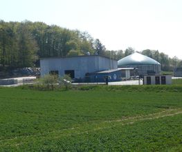Biogasanlage mit Anlage zur katalytischen Nachverbrennung