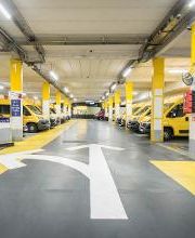 intérieur du parking Reuilly - Diderot à Paris