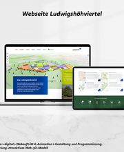Webseite Ludwigshöhviertel
Gestaltung und Programmierung, Entwicklung interaktives Web-3D-Modell