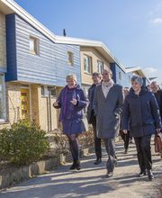 Minister Blok bezoekt Dronten