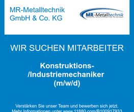 Konstruktions-/Industriemechaniker (m/w/d)