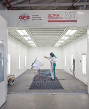 Exterior of Spray Paint Booth