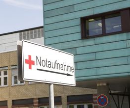 Zentrale Notaufnahme –24h geöffnet