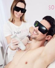 hairfree Behandlung, auch für den Mann