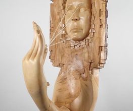 Holzskulptur "Evolution - The Next Level"