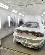 Exterior of Spray Paint Booth