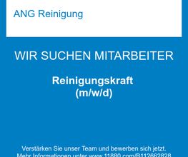 Reinigungskraft (m/w/d)