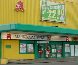 Aussenansicht der Markt-Apotheke Nahne