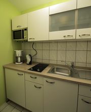 Küche in Ferienwohnung