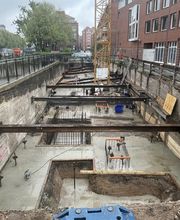 Baugrubenverbau Teerhof Bremen