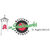 Logo der Oststadt-Apotheke im Stadtmarkt