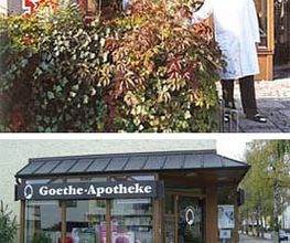 Aussenansicht der Goethe-Apotheke