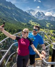 Luftseilbahn Wengen Männlichen Bild 14